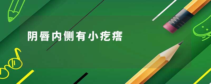 阴唇内侧有小疙瘩